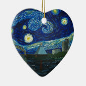 ジャックLepper著"メンフィス星明かり夜"の セラミックオーナメント (右)