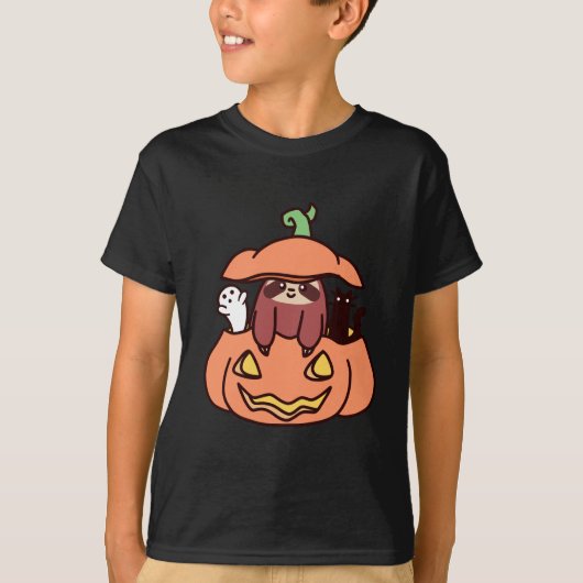 ジャックOのランタンの怠惰 Tシャツ (正面)