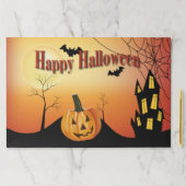 ジャックO'ランタンハロウィンティアウェイ紙ランチョンマット ペーパーパッド (インサイチュ)