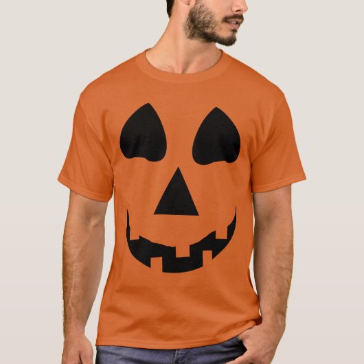 ジャックO'ランタンパンプキンレディースハロウィーンの衣装 Tシャツ (正面)