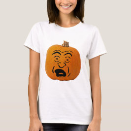 ジャックO'ランタン怖い顔、ハロウィンカボチャ Tシャツ