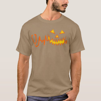 ジャックO'ランタン顔ハロウィンカボンプキンステソスコープ Tシャツ