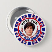 ジャックSchlossberg: Kennedysの新しい世代 缶バッジ (正面&裏面)