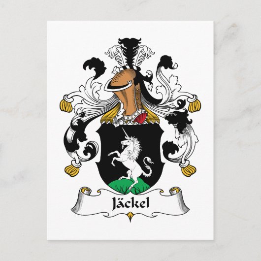 ジャッケル家紋 ポストカード (正面)