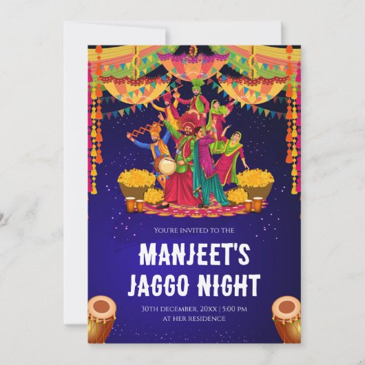 ジャッゴがジャゴを誘い、ジャゴが（さらに誰かを）誘う 招待状 (正面)