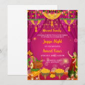 ジャッゴ・ナイト招待状, ジャッゴ式の案内カード 招待状 (正面/裏面)