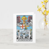 ジャッジメントライダーウェイトスミスタロット カード (黄色い花)