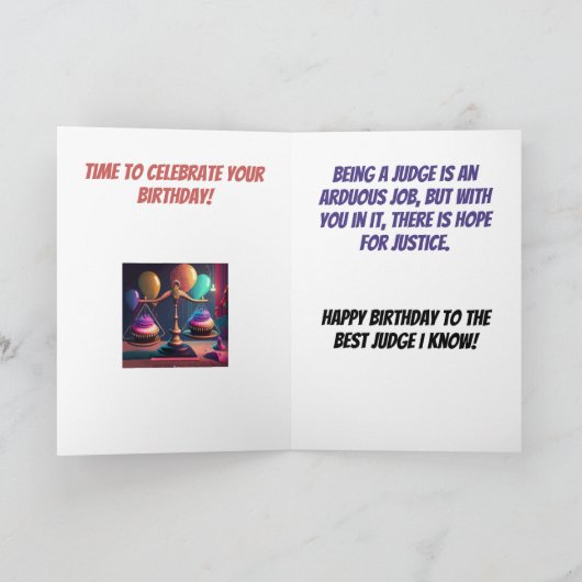 ジャッジ誕生日 カード (内部)