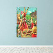 ジャッジ7 Gideon's 300 Men Canvas キャンバスプリント (インサイチュ (ウッドフロア))