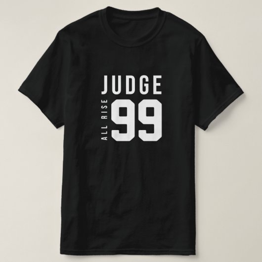 ジャッジ・オール・ライズ 99 Tシャツ (デザイン正面)