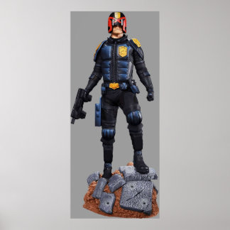 ジャッジ・ドッド・漫画・シャークター・ヒーロー ポスター