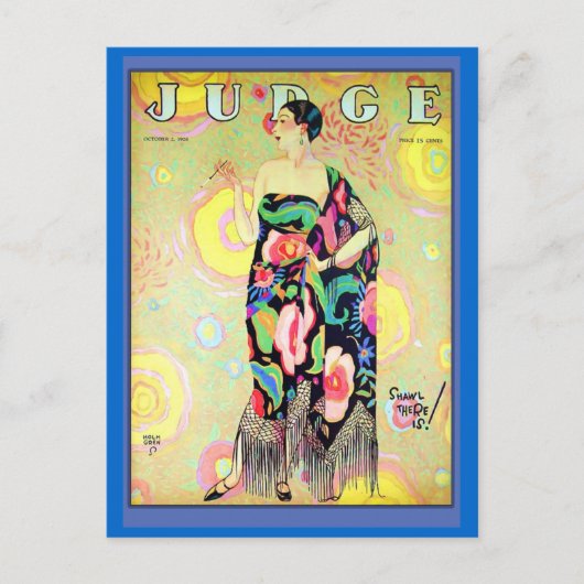 ジャッジ・マガジン・カバー1926 ポストカード (正面)