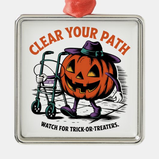 ジャッフレンドリーク・オ・ランタン安全性 メタルオーナメント (正面)