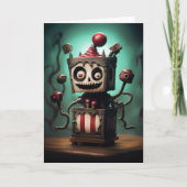 ジャッ不気味クインボックスのハロウィンカード カード (正面)