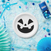 ジャッ不気味クオランタンシルエットハロウィンマグカップ ペーパープレート (パーティー)