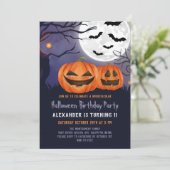 ジャッ不気味クオランタンハロウィーン誕生日パーティー 招待状 (スタンド正面)