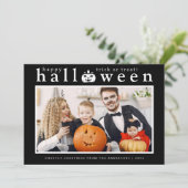 ジャッ不気味ク・オ・ランタンハッピーハローウィン1写真 シーズンカード (スタンド正面)