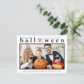 ジャッ不気味ク・オ・ランタンハッピーハローウィン1写真 シーズンポストカード (スタンド正面)