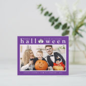 ジャッ不気味ク・オ・ランタンハッピーハローウィン1写真 シーズンポストカード (スタンド正面)