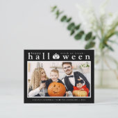 ジャッ不気味ク・オ・ランタンハッピーハローウィン1写真 シーズンポストカード (スタンド正面)