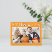 ジャッ不気味ク・オ・ランタンハッピーハローウィン1写真 シーズンポストカード (スタンド正面)