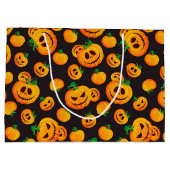 ジャッ不気味ク – O – ランタンハロウィーン抱き枕 ラージペーパーバッグ (裏面)