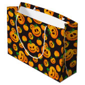 ジャッ不気味ク – O – ランタンハロウィーン抱き枕 ラージペーパーバッグ (裏面アングル)