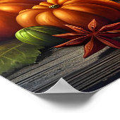 ジャッ不気味ク – O – ランタン(格言、スカル、こうもり) ポスター (角)