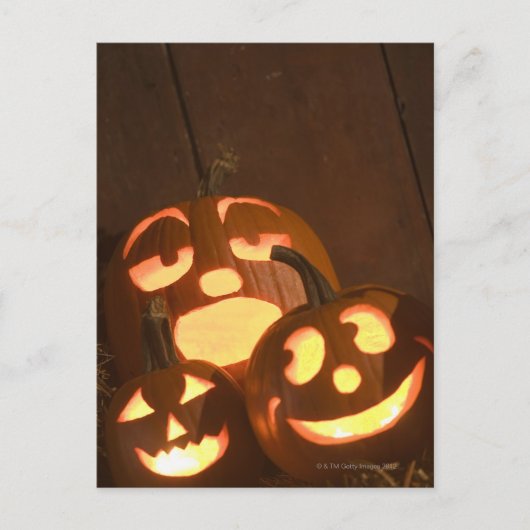 ジャッ白熱［赤熱］光を放つクオーランタン2 ポストカード (正面)