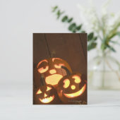 ジャッ白熱［赤熱］光を放つクオーランタン2 ポストカード (スタンド正面)