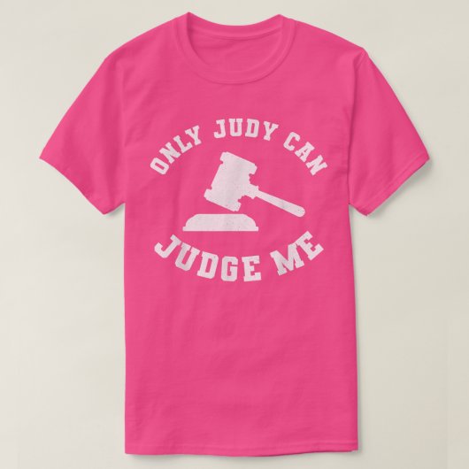 ジャディだけが私を判断できる Tシャツ (デザイン正面)