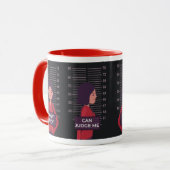 ジャディだけが警察のマグおもしろいショットを判断できる マグカップ (正面左)