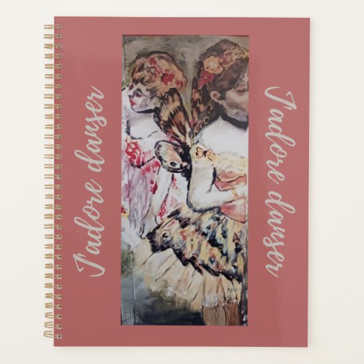 ジャドレ・ダンサー プランナー手帳 (正面)