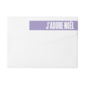 ジャドーレノエル |クリスマス ラップアラウンドラベル (裏面)