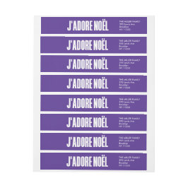 ジャドーレノエル |クリスマス ラップアラウンドラベル