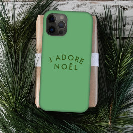 ジャドーレノエル |ミニマモダンリストラブクリスマスグリーン iPhone 15ケース