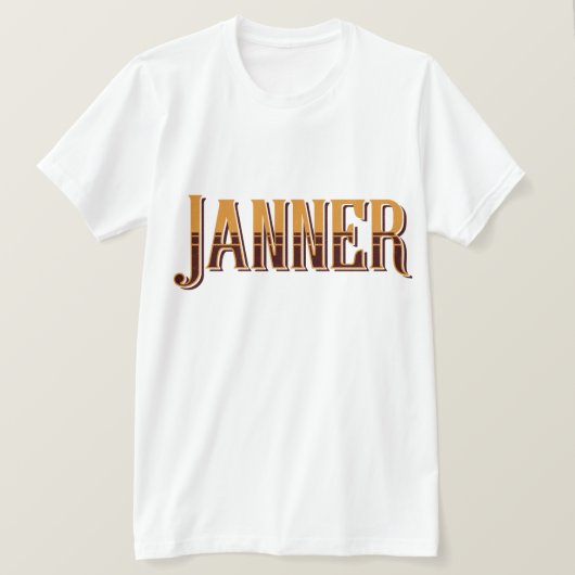 ジャナーデボン方言スラング Tシャツ (デザイン正面)