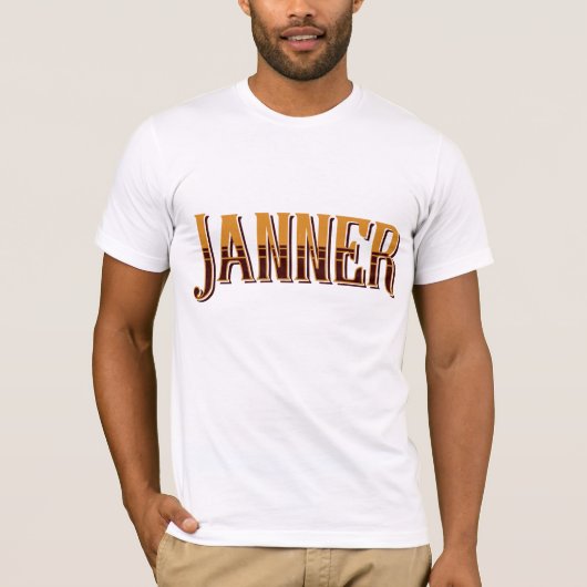 ジャナーデボン方言スラング Tシャツ (正面)