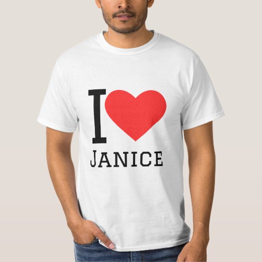ジャニスが大好き Tシャツ (正面)