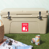 ジャニタールームハウスキーピングドアのサインのビニールシール シール (クーラー)