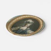 ジャニーネポートレートオブマリーアントワネットファインアート ペーパープレート (アングル)