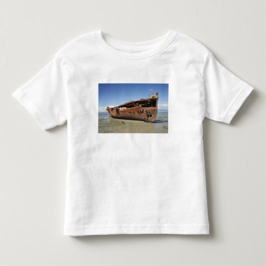 ジャニー・セドン難破船 モトゥエカ ネルソン トドラーTシャツ (正面)