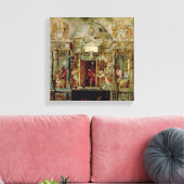 ジャヌス寺院、1630年代 キャンバスプリント (インサイチュ (リビング))