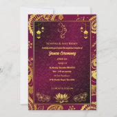 ジャヌポイテウパナヤナムヒンズー聖糸式 招待状 (正面)