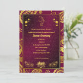 ジャヌポイテウパナヤナムヒンズー聖糸式 招待状 (スタンド正面)