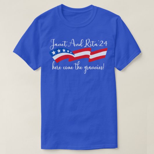 ジャネットとリタ・ブルーイ・グラニス24大統領就任 Tシャツ (デザイン正面)