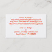 ジャネットリーデザイン – 名刺 (裏面)