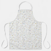 ジャネット紙吹雪水彩ドットキッチンエプロン エプロン (正面)