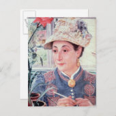 ジャネット・ルベンソン, 1883 ポストカード (正面/裏面)