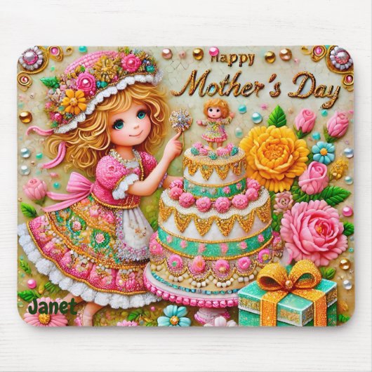 ジャネット～母の日～ マウスパッド (正面)